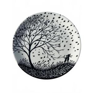 Rare! Rob Ryan Ceramic Plate – 8” | Unused | Original Artist Piece [COPY]